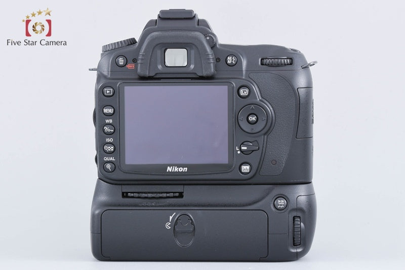 "Count 2,475" Nikon D90 12.3MP DSLR + MB-D80 Multi Power Battery Pack from Japan