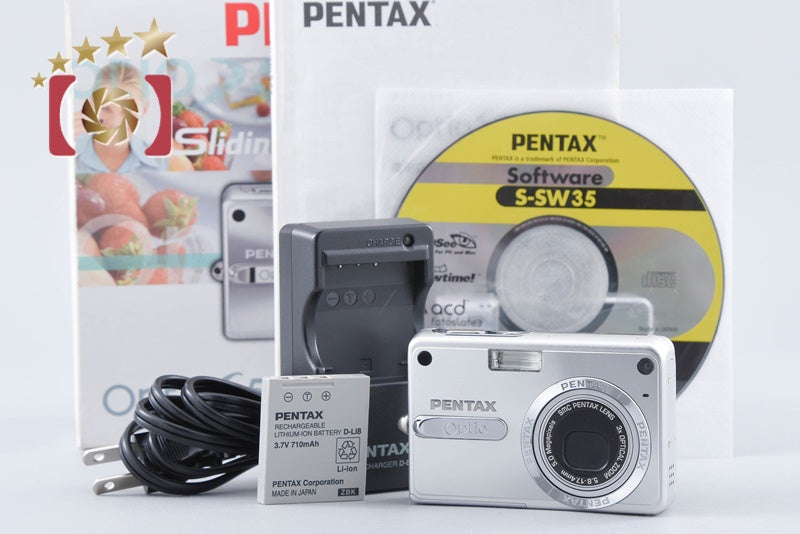 Pentax Optio S5z 5.0 MP Digital Camera w/ Box from Japan