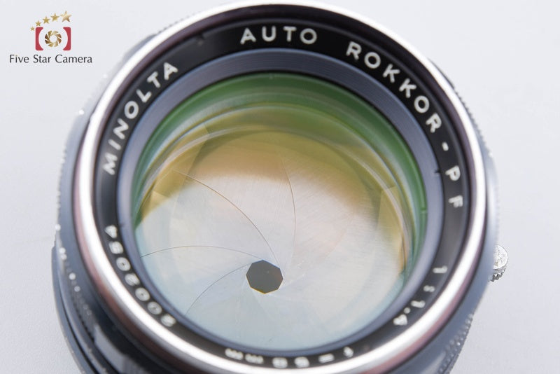 Minolta AUTO ROKKOR-PF 58mm f/1.4 MD Mount from Japan