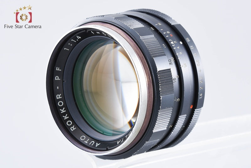 Minolta AUTO ROKKOR-PF 58mm f/1.4 MD Mount from Japan