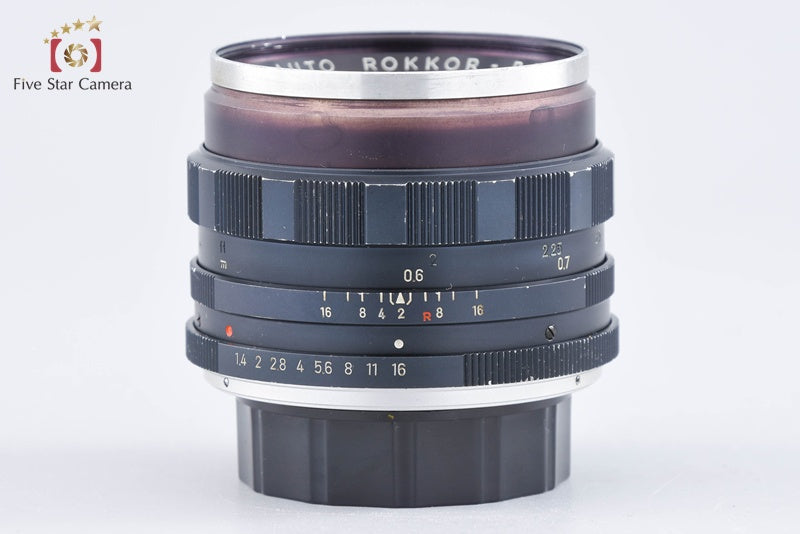 Minolta AUTO ROKKOR-PF 58mm f/1.4 MD Mount from Japan