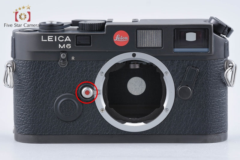 Leica M6 Black 35mm Rangefinder Film Camera Body from Japan