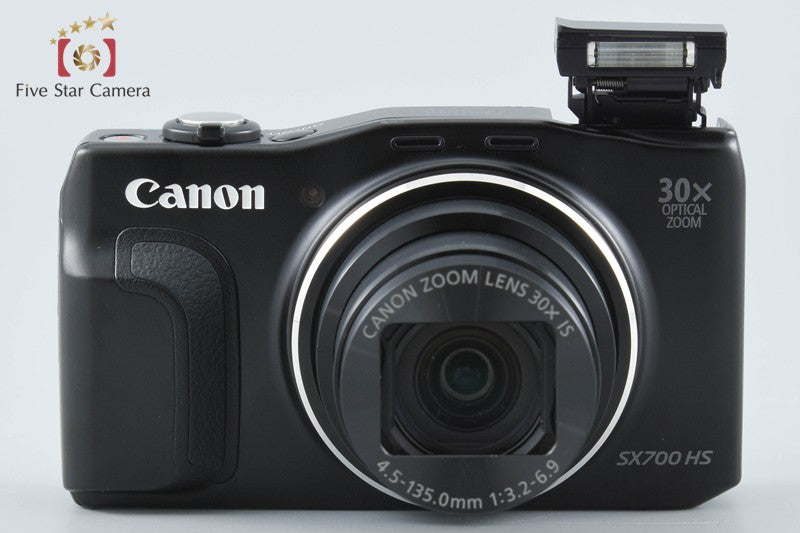 Canon PowerShot SX700 HS Black 16.1 MP Digital Camera from Japan