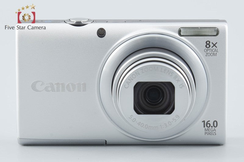 Canon PowerShot A4000 IS Silver 16.0 MP Digital Camera w/ Box from Japan