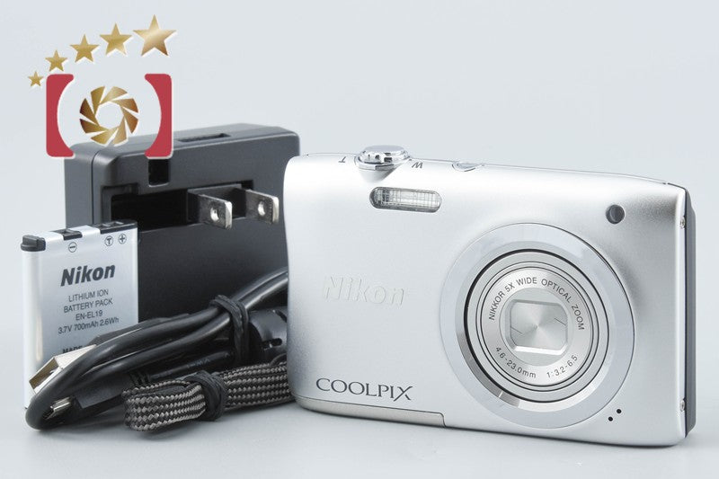 Nikon COOLPIX A100 Silver 20.0 MP Digital Camera from Japan