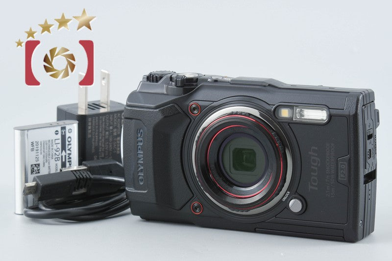 Olympus Tough TG-6 Black 12.0 MP Waterproof Digital Camera from Japan