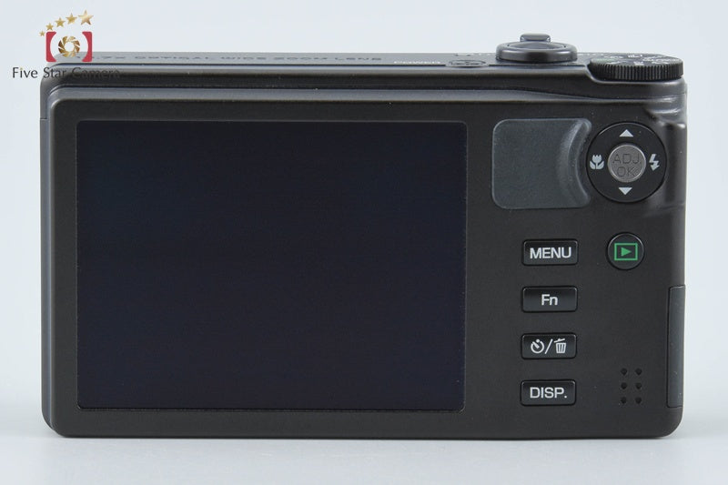 "Shutter count 1,259" Ricoh CX4 Black 10.0 MP Digital Camera w/ Box from Japan