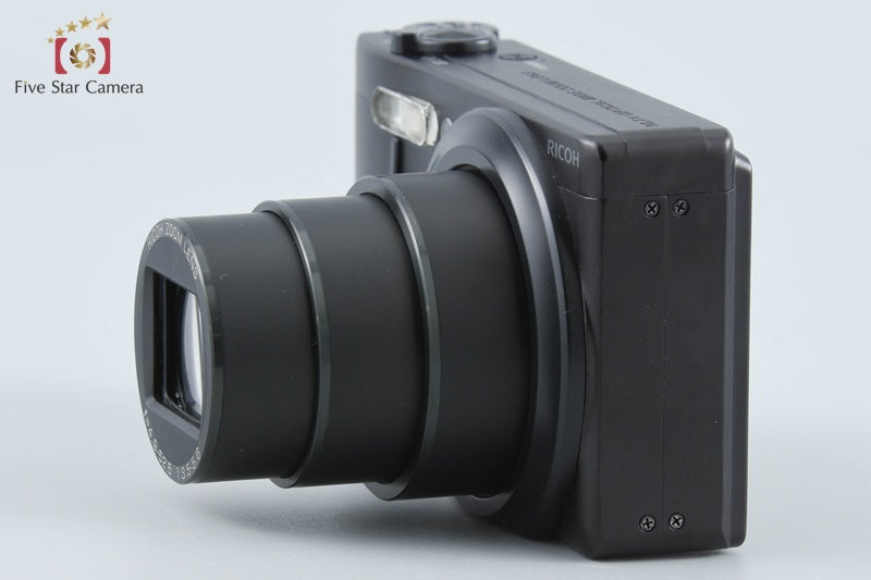 "Shutter count 1,259" Ricoh CX4 Black 10.0 MP Digital Camera w/ Box from Japan