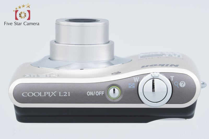 Nikon COOLPIX L21 Silver 8.0 MP Digital Camera from Japan
