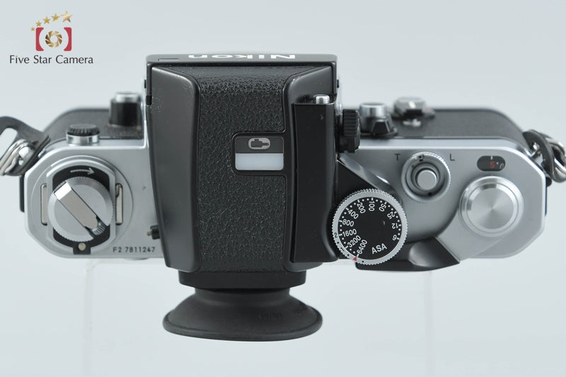 Nikon F2 Photomic Silver 35mm SLR Film Camera Body from Japan