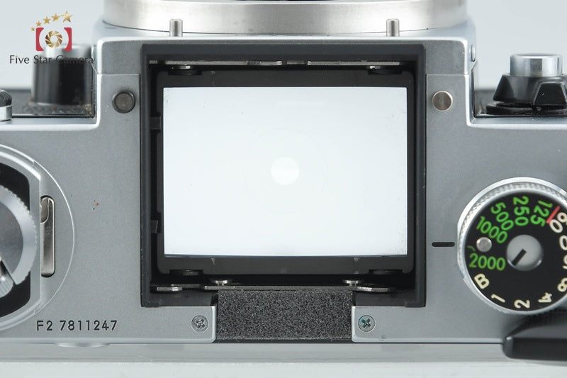 Nikon F2 Photomic Silver 35mm SLR Film Camera Body from Japan