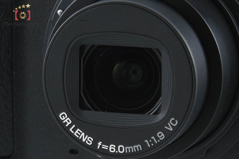 Ricoh GR Digital IV Black 10.0 MP Digital Camera from Japan