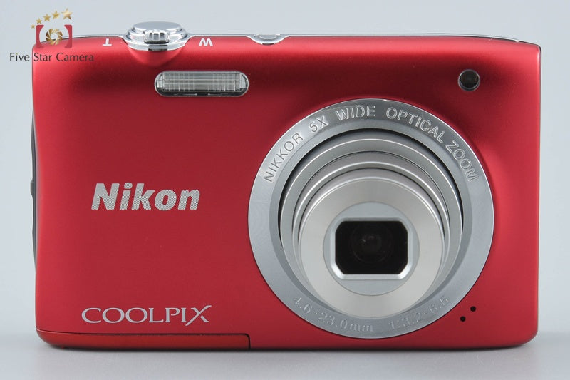 Nikon COOLPIX S2900 Red 20.1 MP Digital Camera from Japan