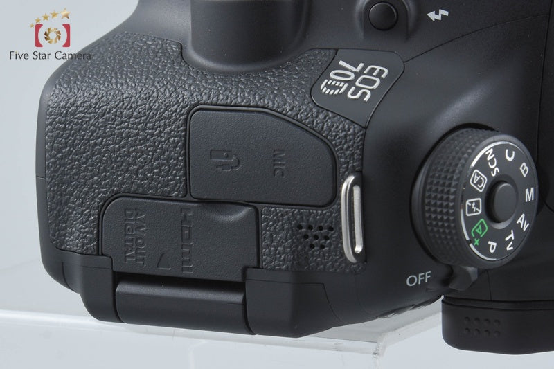 "Shutter count 245" Canon EOS 70D 20.2 MP Digital SLR Camera Body from Japan