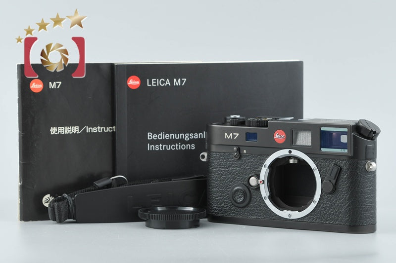 Leica M7 0.72 Black Chrome Rangefinder Film Camera Body from Japan