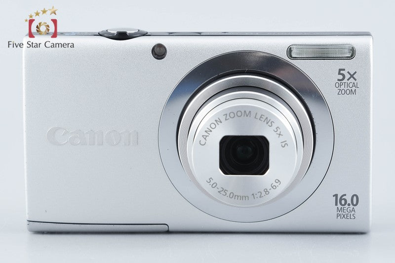 Canon PowerShot A2400 IS Silver 16.0 MP Digital Camera from Japan