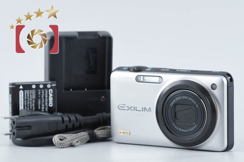 CASIO HIGH SPEED EXILIM EX-ZR10 Silver 12.1 MP Digital Camera from Japan