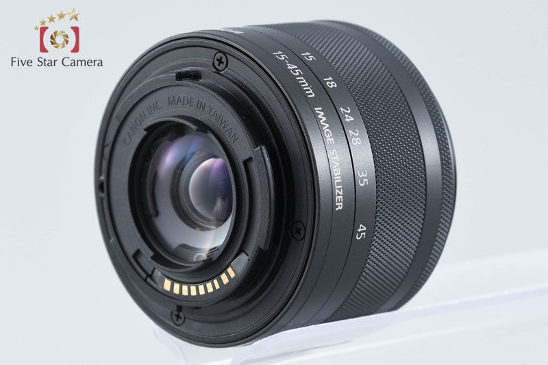 "Count 5,000" Canon EOS Kiss M / M50 Black 24.0 MP 15-45 IS STM Lens from Japan