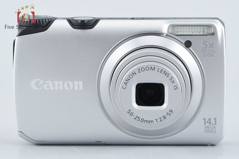 Canon PowerShot A3200 IS Silver 14.1 MP Digital Camera from Japan