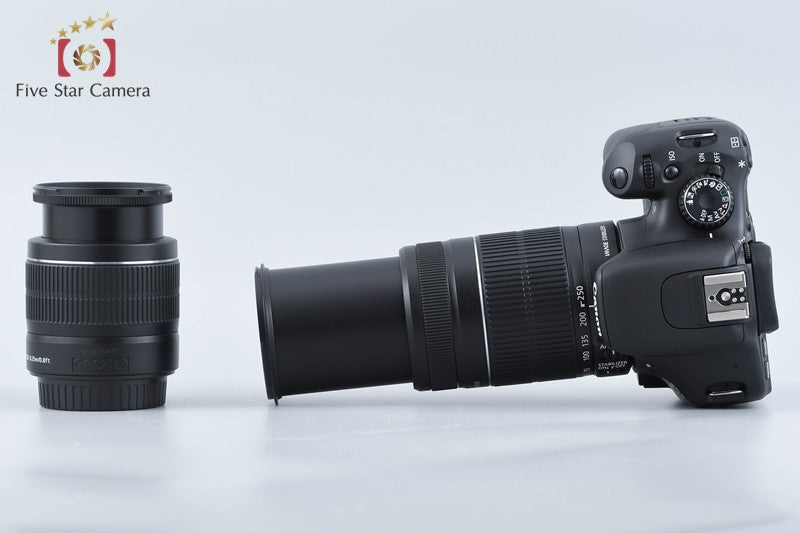 Canon EOS Kiss X4 / Rebel T2i / 550D 18.0 MP 18-55 55-250 Lenses from Japan