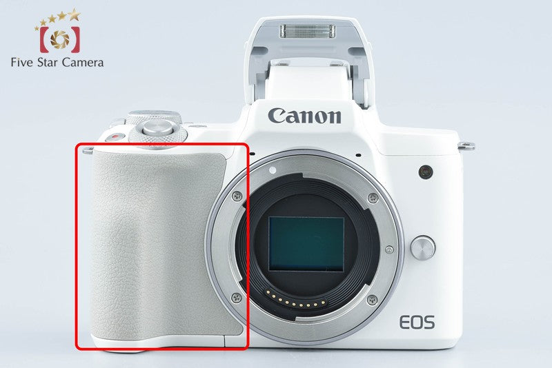 Canon EOS Kiss M2 White 24.1 MP EF-M 15-45 55-200 Lenses from Japan