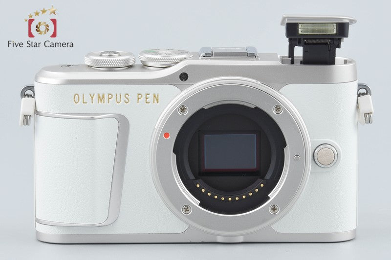 "Count 2,283" Olympus E-PL9 White 16.1 MP 14-42 40-150 Lenses from Japan