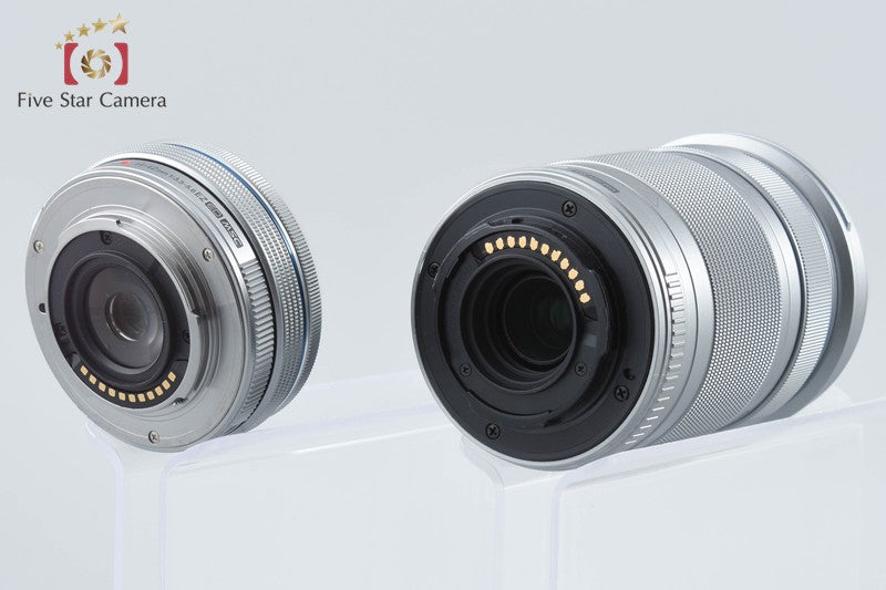 "Count 2,283" Olympus E-PL9 White 16.1 MP 14-42 40-150 Lenses from Japan