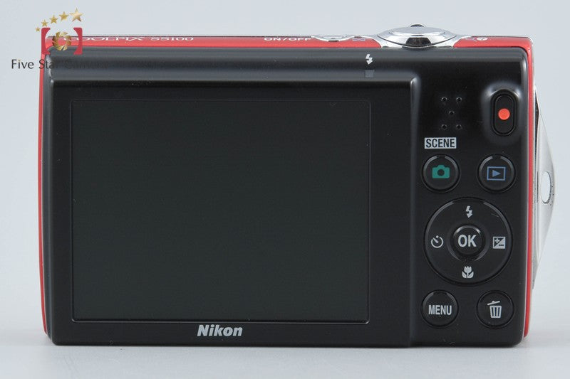Nikon COOLPIX S5100 Clear Red 12.2 MP Digital Camera from Japan