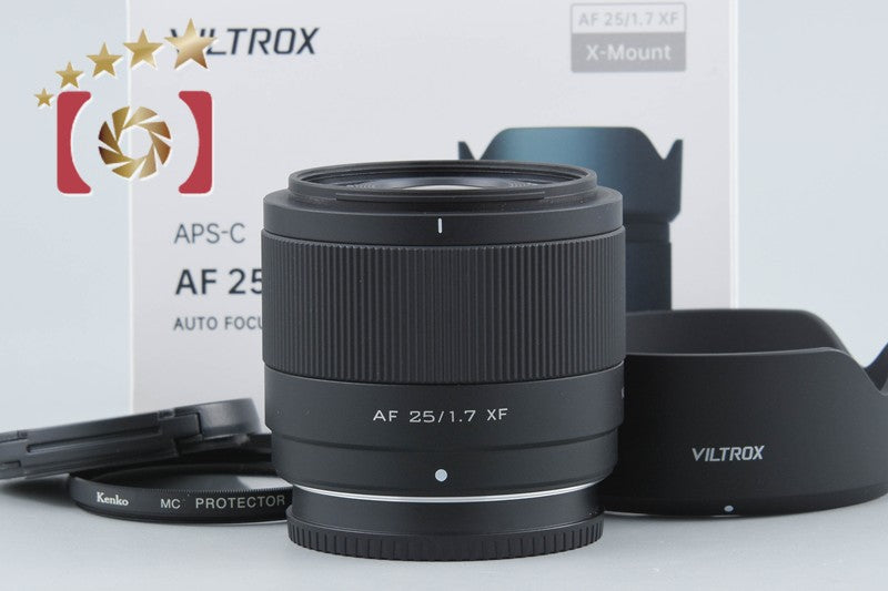 VILTROX AF 25mm f/1.7 STM ASPH ED IF for Fujifilm X Mount w/ Box from Japan