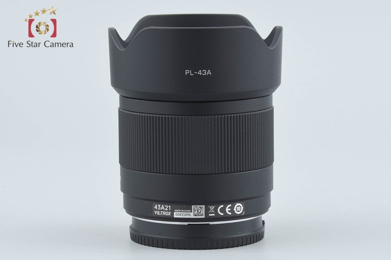 VILTROX AF 25mm f/1.7 STM ASPH ED IF for Fujifilm X Mount w/ Box from Japan