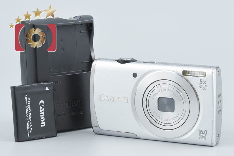 Canon PowerShot A2600 Silver 16.0 MP Digital Camera from Japan