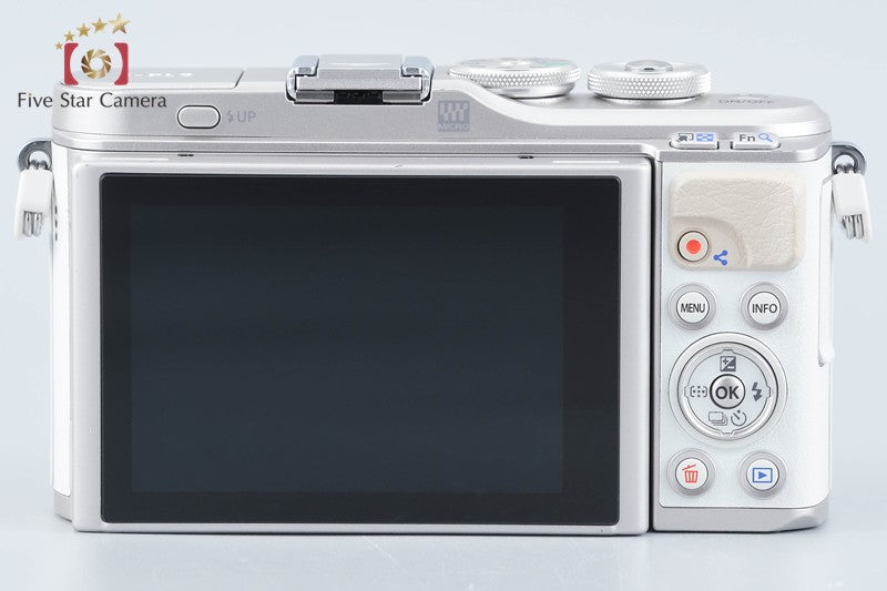 "Count 2,980" Olympus PEN Lite E-PL9 White 16.1MP 14-42 40-150 Lenses from Japan