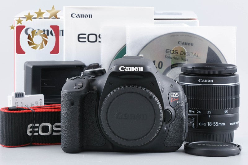 Canon EOS Kiss X5 / Rebel T3i / 600D 18.0 MP EF-S 18-55 IS II Lens from Japan