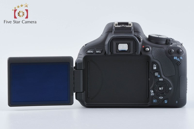 Canon EOS Kiss X5 / Rebel T3i / 600D 18.0 MP EF-S 18-55 IS II Lens from Japan