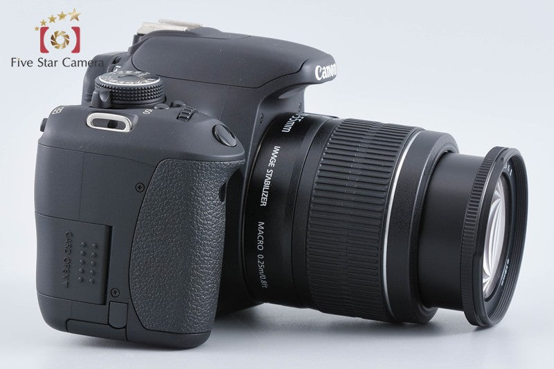 Canon EOS Kiss X5 / Rebel T3i / 600D 18.0 MP EF-S 18-55 IS II Lens from Japan