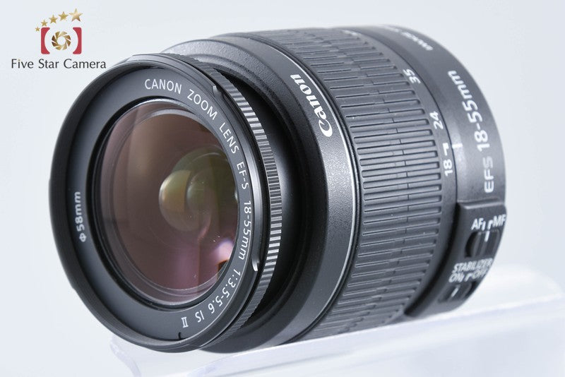 Canon EOS Kiss X5 / Rebel T3i / 600D 18.0 MP EF-S 18-55 IS II Lens from Japan