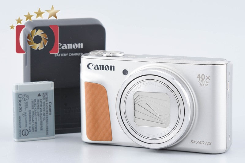 Canon PowerShot SX740 HS Silver 20.3 MP Digital Camera from Japan