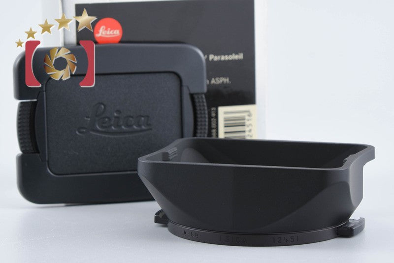 Leica A49 12451 Lens Hood for Summicron-M 28mm f/2 ASPH. w/ Box from Japan