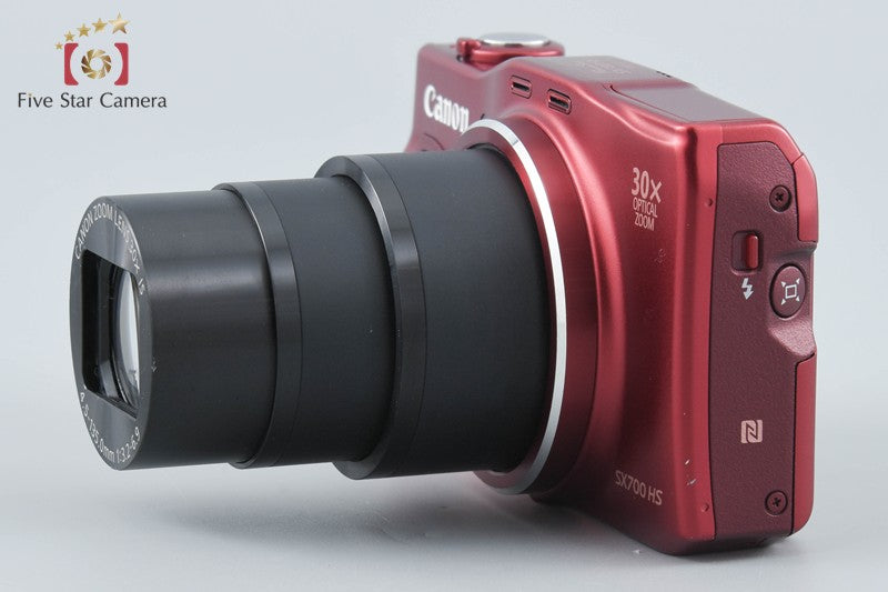Canon PowerShot SX700 HS Red 16.1 MP Digital Camera from Japan