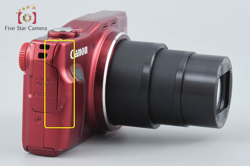 Canon PowerShot SX700 HS Red 16.1 MP Digital Camera from Japan