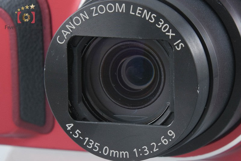 Canon PowerShot SX700 HS Red 16.1 MP Digital Camera from Japan