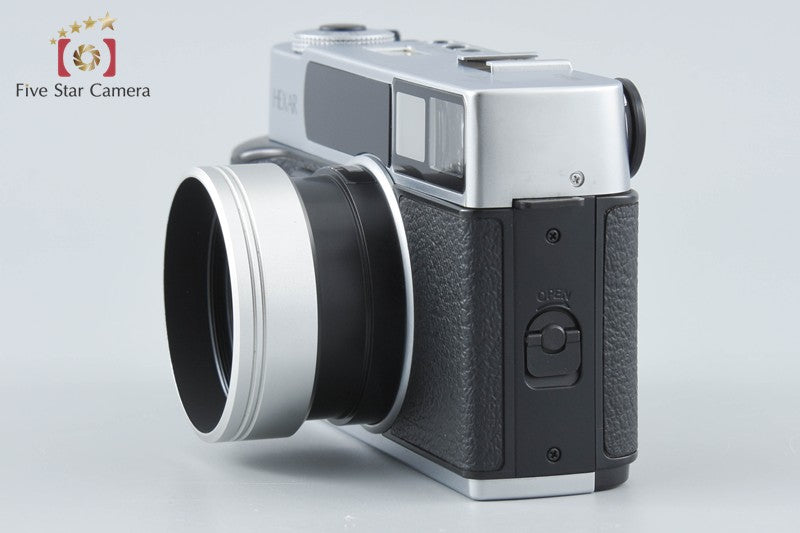 Konica HEXAR AF Silver 35mm Point & Shoot Film Camera w/ Box from Japan