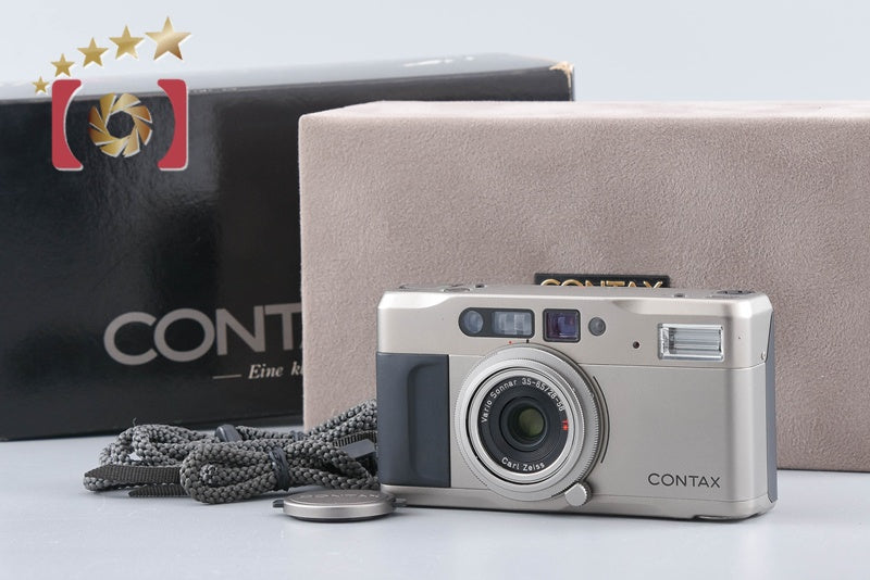 CONTAX TVS 35mm Point & Shoot Film Camera w/ Box from Japan