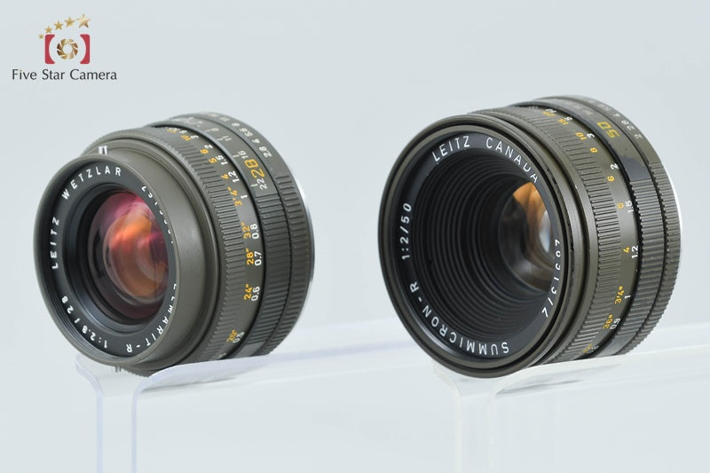 Leica R3 Electronic Safari + ELMARIT-R 28/2.8 + SUMMICRON-R 50/2 from Japan