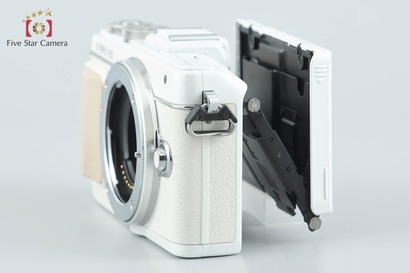 Olympus PEN Lite E-PL7 White 16.1 MP Digital Mirrorless Camera Body from Japan