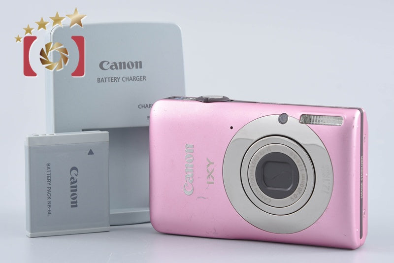Canon IXY 200F Pink 12.1 MP Digital Camera from Japan