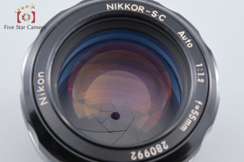 Nikon NIKKOR-S.C Auto 55mm f/1.2 Non Ai Lens from Japan