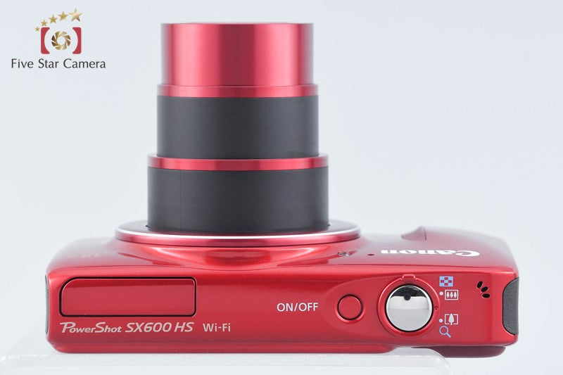 Canon Powershot SX600 HS Red 16.0 MP Digital Camera w/ Box from Japan
