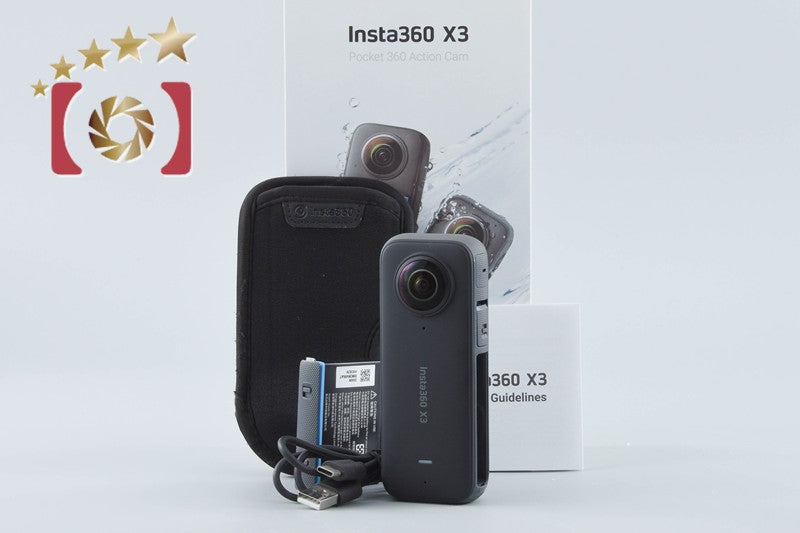 Arashi Vision Insta360 X3 360 Action Camera w/ Box from Japan