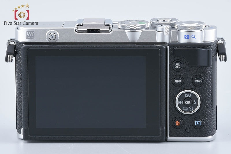 "Count 351" Olympus PEN E-P7 Silver 20.3 MP EZ 14-42 40-150 Lenses from Japan